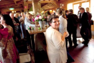 Feest of partij in het proeflokaal